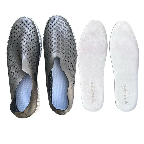 Ilse Jacobsen Tulip Slip-On Sneaker in Gunmetal EU Size 41 - Picture 10 of 14